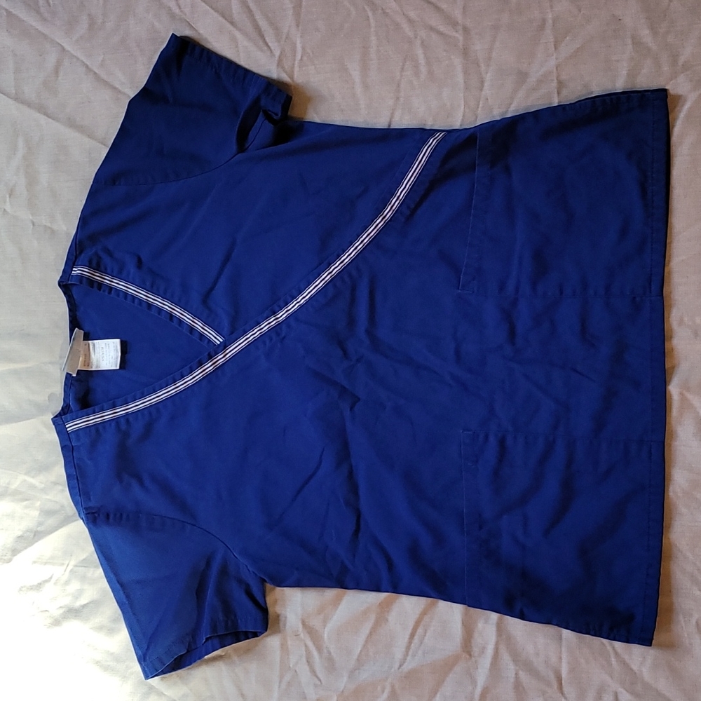 SB Blue Top Scrubs XS